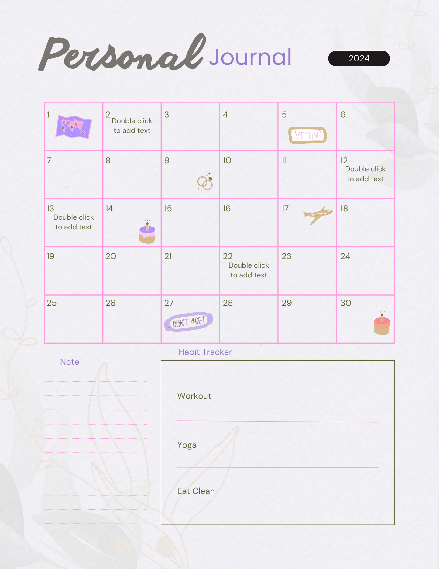 Swifties Self-Love Journal bundle ๐ฆ