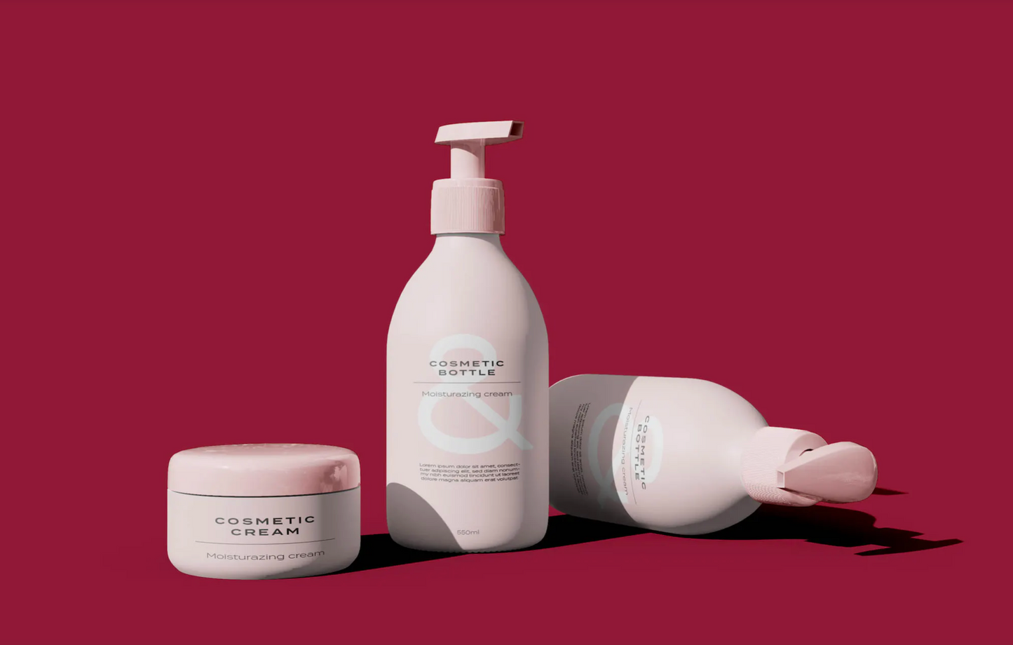 Cosmetic Products Mockup