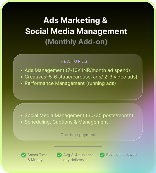 Performance Ads Marketing & Social Media Management