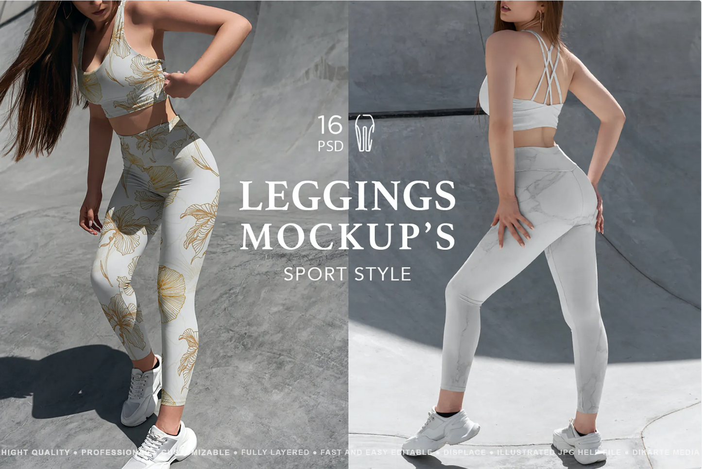 Leggings MockUp Sport Style