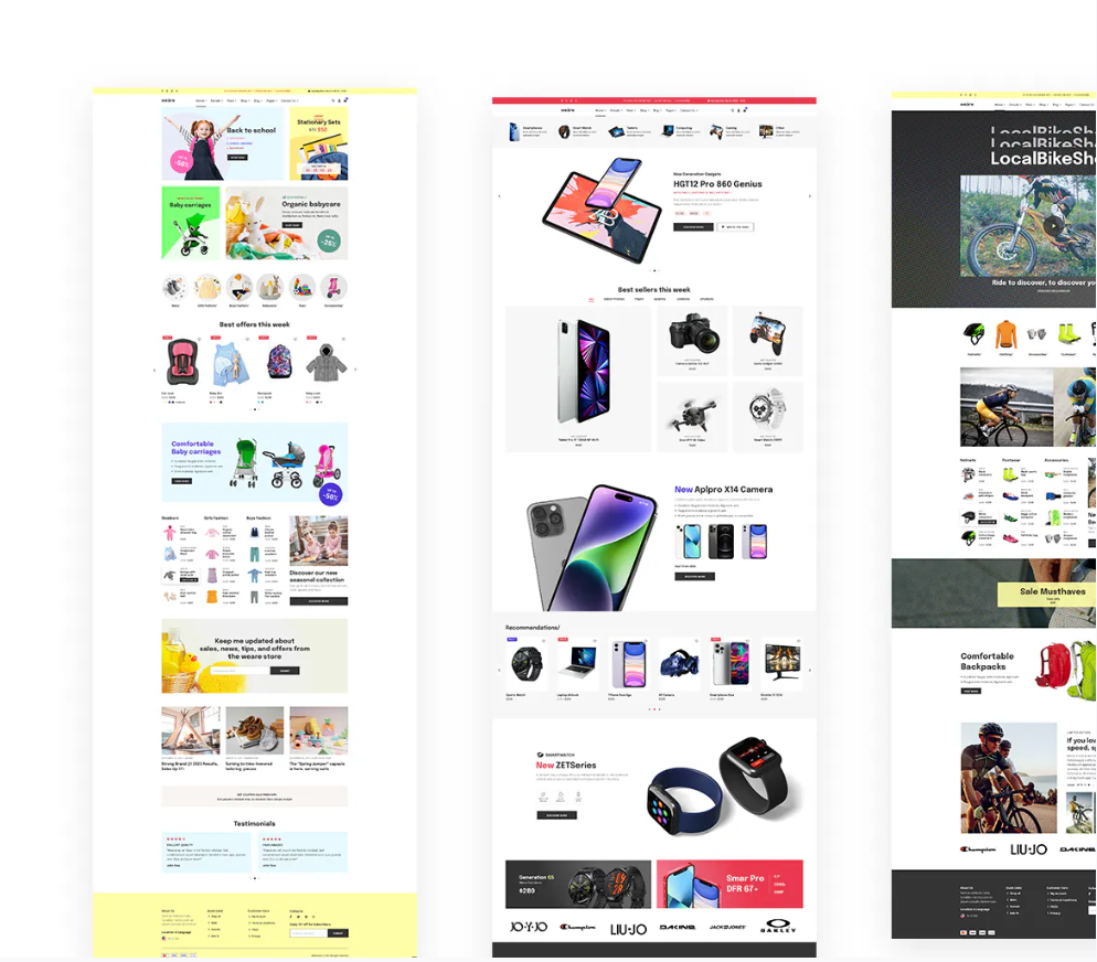 Multipurpose eCommerce Website Template