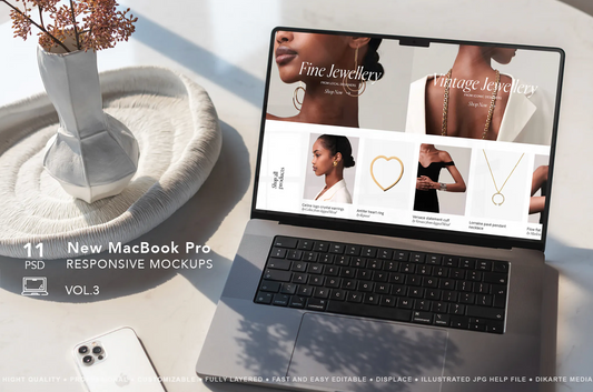 New MacBook Pro Responsive MockUps